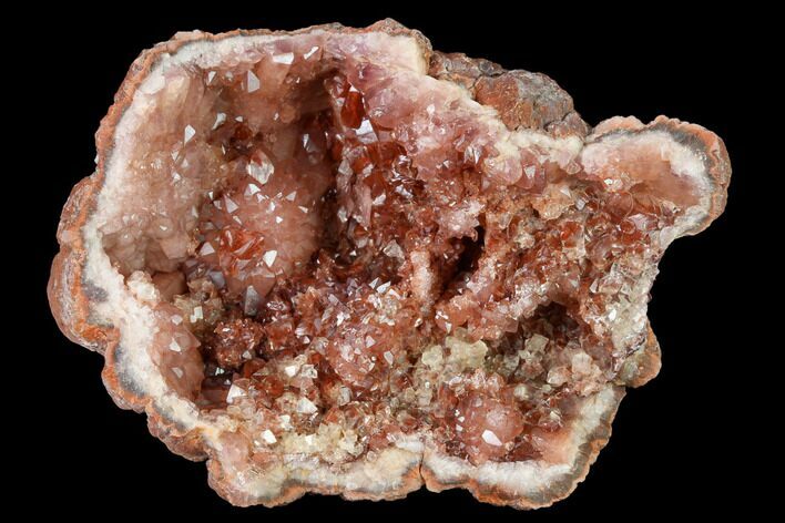 Sparkly, Pink Amethyst Geode Section - Argentina #170173